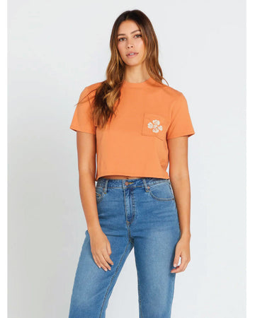 Volcom Pocket Dial Tee - Wild Ginger